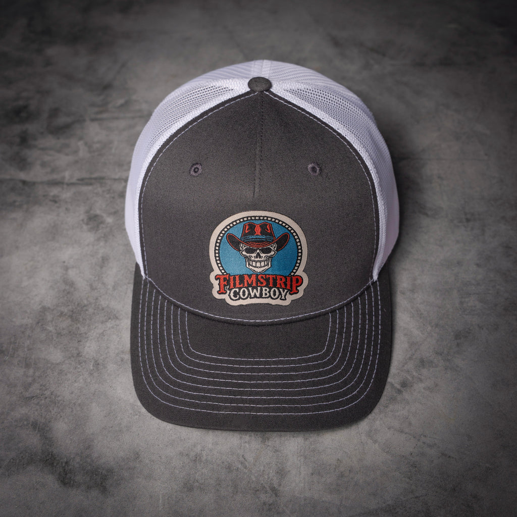 Filmstrip Cowboy™ Gray Trucker Hat