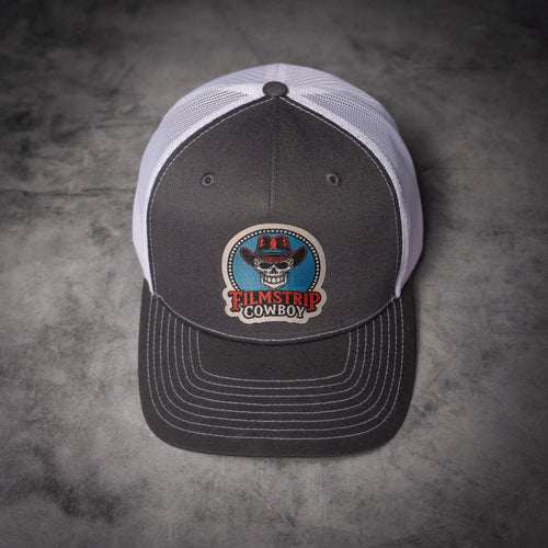 Filmstrip Cowboy™ Gray Trucker Hat