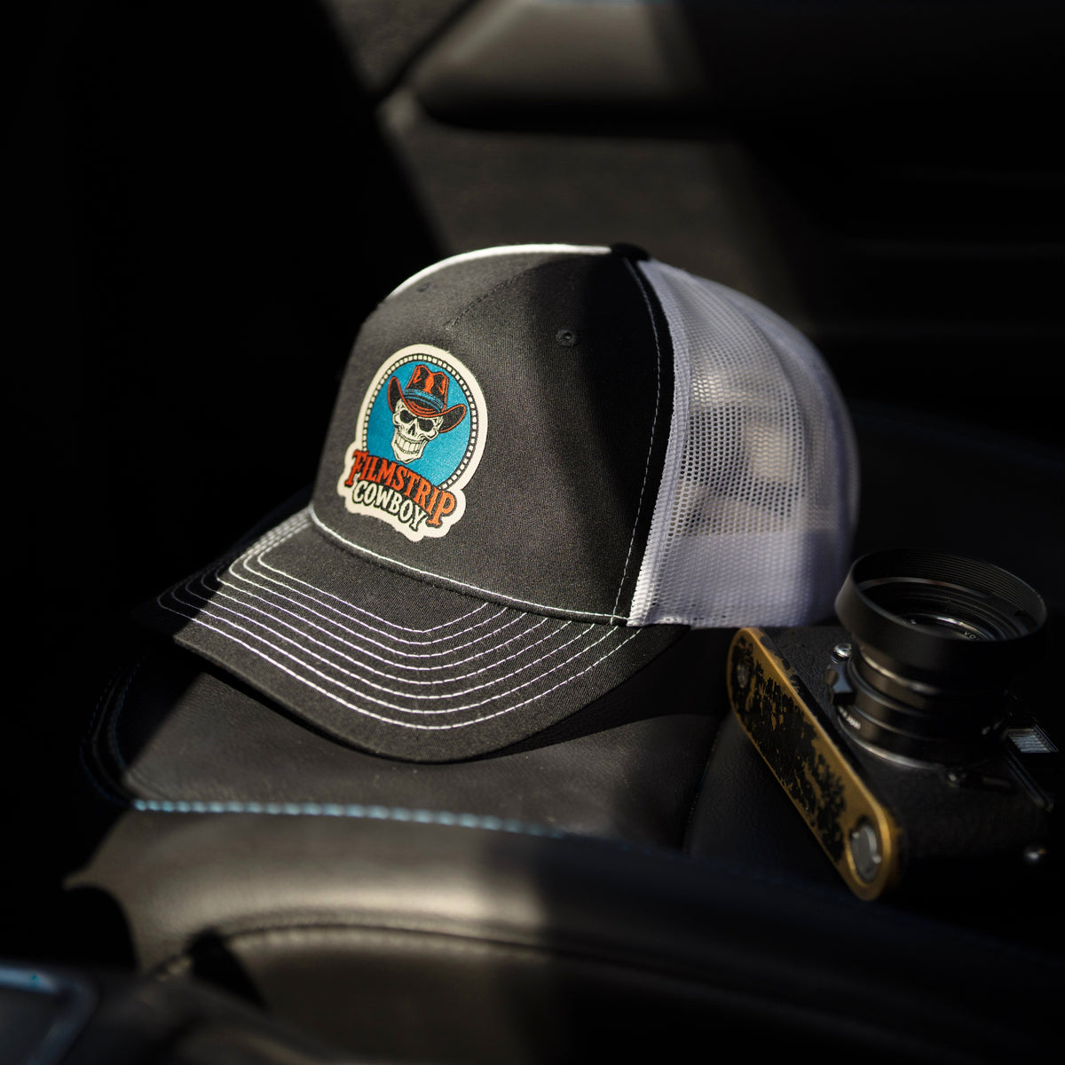 Filmstrip Cowboy™ Black Trucker Hat